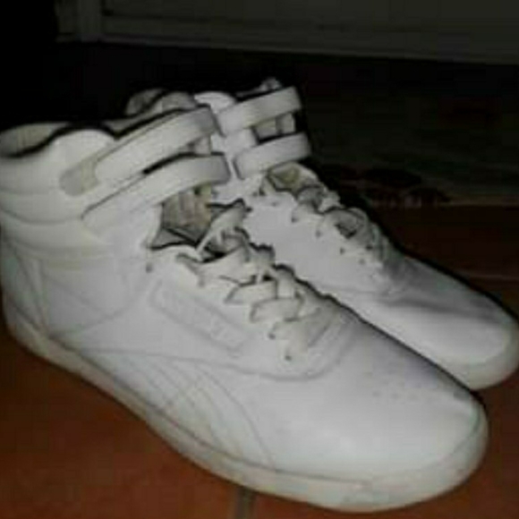 White Reebok Sneakers - Picture 1 of 6